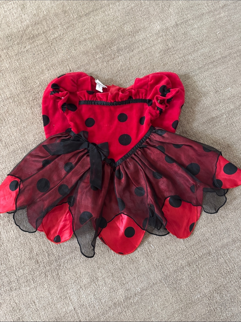 18M Ladybug Tutu Costume Dress Halloween